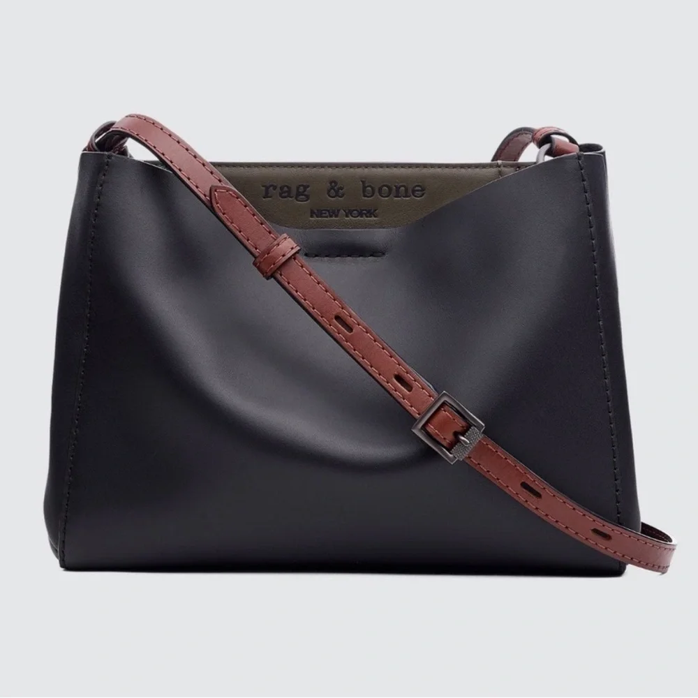 rag & bone passenger leather crossbody bag - Picture 1 of 4